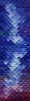 Untitled (Blue Facets)