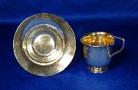 Austrian Silver Cup and Saucer