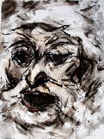 Old Man Speaking - Haida