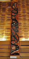 House Beam Design for Ceremonial Hall  - Thunderbird, Raven, Killerwhale, Wolf