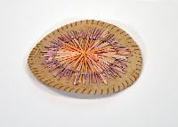 Bark and Porcupine Quill Medallion