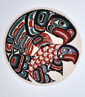 Eagle and Salmon