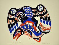 Eagle and Salmon