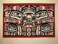 Tsimshian Box Study, Killer Whale Design