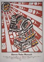 Sonne Rabe Mensch (exhibition poster)