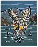Thunderbird Capturing Killer Whale