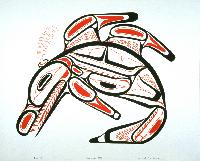 Black Fish (contemporary serigraph based on 1880 original drawing by Price)