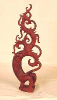 Untitled (Dayak Morphing Figure w Aso and Tree of Life Motifs)